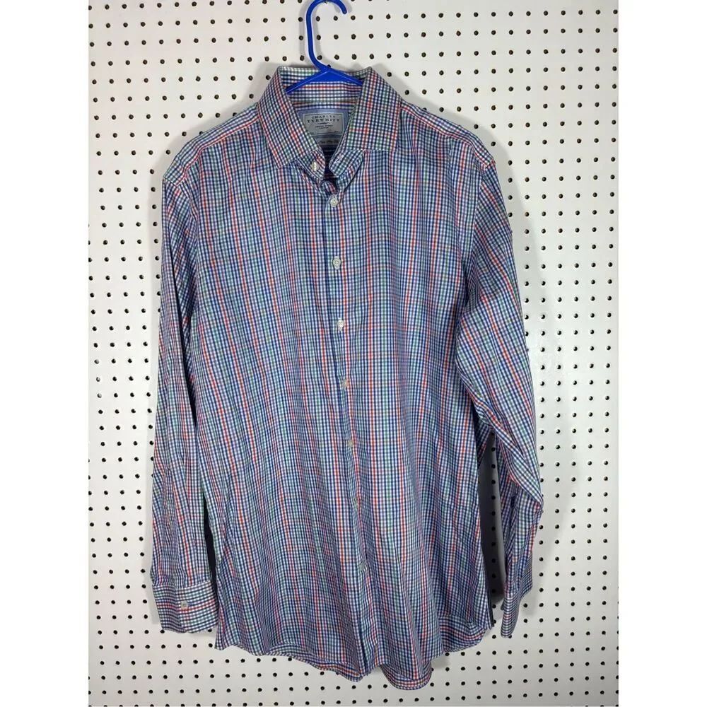 Charles Tyrwhitt button down shirt size 17 1/2